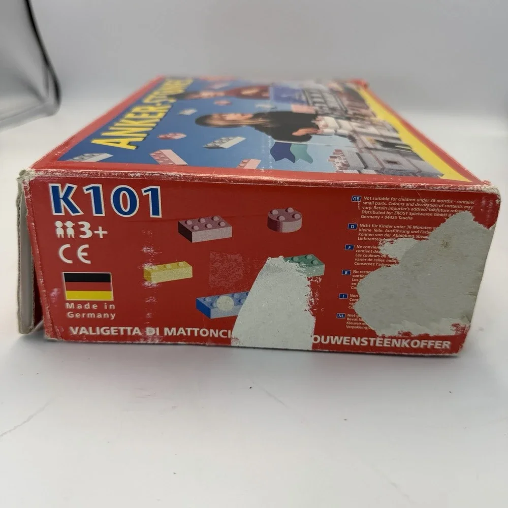 Anker Stones Real Construction Bricks 6 Colors 400+ Pieces Made In Germany